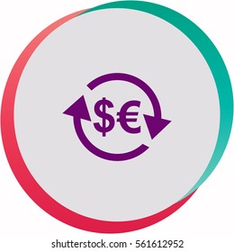 Exchange  icon. Vector design.