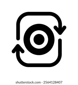 Exchange icon. vector glyph icon for your website, mobile, presentation, and logo design.
