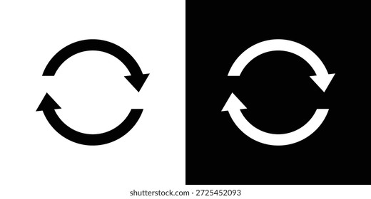 Gráficos de Vector de íconos de intercambio. signo de Vector lleno, ilustración de símbolo.