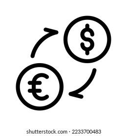 Exchange icon vector illustration logo template isolated on white background