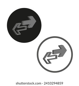 Exchange icon. Vector illustration. PS 10.
