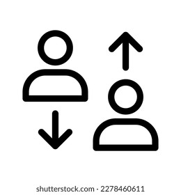 Exchange Icon Vector Symbol Design Illustration