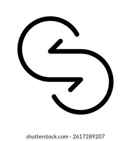 Exchange Icon Vector Symbol Design Illustration