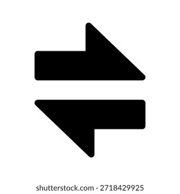 Exchange-Symbol - Vektorsymbol-Entwurfsgrafik