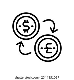 exchange icon for your website, mobile, presentation, and logo design.