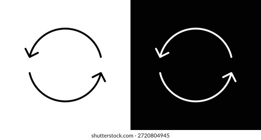 Iconos de intercambio símbolos de Vector de Diseño gráfico. icono Eps10.