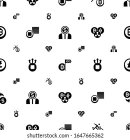 exchange icons pattern seamless. Included editable filled Entrepreneurship, Initial Coin Offering, Mining, Tokens, Fork, Cryptocurrency icons. exchange icons for web and mobile.