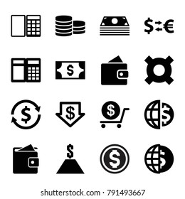 Exchange Icons Set 16 Editable Filled Stock Vector (Royalty Free ...