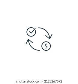 exchange icons  symbol vector elements for infographic web