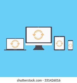 exchange information online through the cloud. Cloud Data Backup Sync 