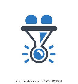 Icono de integración de Exchange - Ilustración vectorial simple