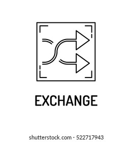 EXCHANGE Line icon