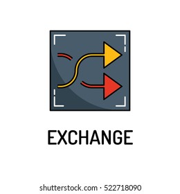 EXCHANGE Line icon