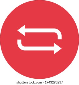 Exchange, loop, repeat icon vector image. Can also be used for customer support. Suitable for use on web apps, mobile apps and print media.