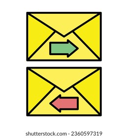 Exchange Mails Icon Design For Personal And Commercial Use