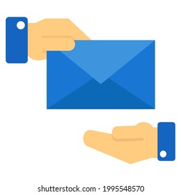 exchange mails icon illustration vector graphic