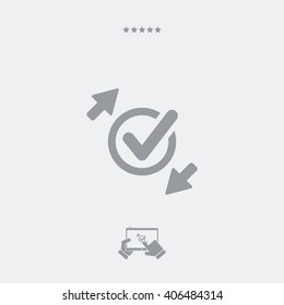 Exchange minimal single icon