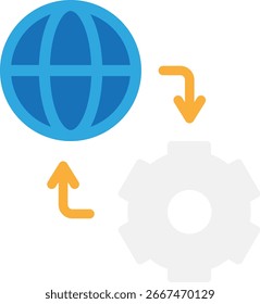 Exchange Money Currency Icon Vector Flat Illustration