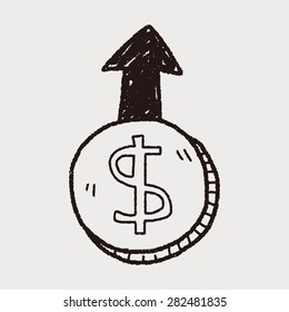 exchange money doodle