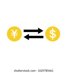 Exchange money vector art