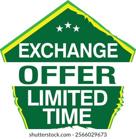 Exchange offer limited time only social media design mega store new old product for new banner design