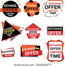 Exchange offer limited time only social media design mega store new old product for new banner design