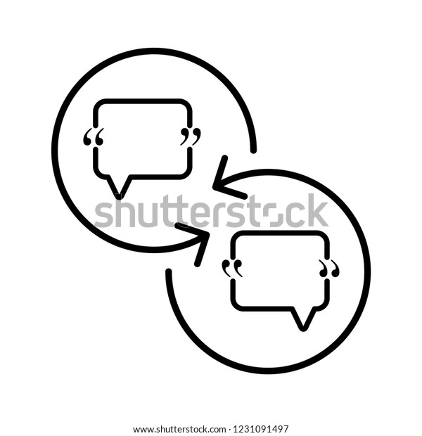 exchange opinion vector icon white background stock vector royalty free 1231091497 https www shutterstock com image vector exchange opinion vector icon white background 1231091497