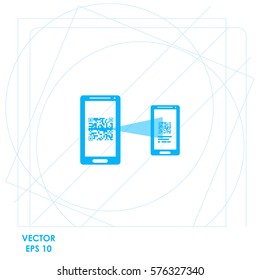 Exchange with other mobile  icon Vector design.