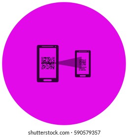 Exchange with other mobile vector  icon