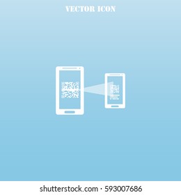 Exchange with other mobile vector  icon.