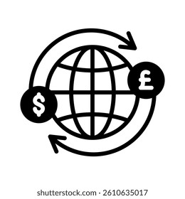 Exchange Rate Icon Element for Design