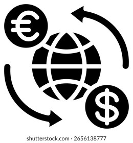 Wechselkurssymbolelement für Design