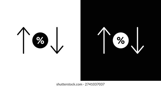 Exchange rate icon fill vectors set for ui.