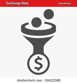 Exchange Rate Icon. Professional, pixel perfect icon optimized for both large and small resolutions. EPS 8 format.