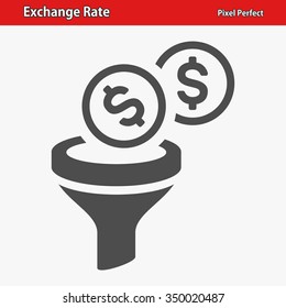 Exchange Rate Icon. Professional, pixel perfect icons optimized for both large and small resolutions. EPS 8 format.