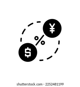 Exchange Rate icon in vector. Logotype