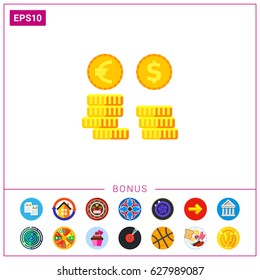 Exchange Rates Vector Icon