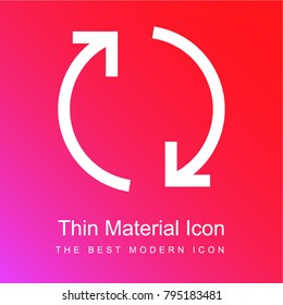 Exchange red and pink gradient material white icon minimal design