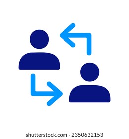 Exchange. Replace. Change, colleagues, company, leader, leadership, squad team. Shift. Job rotation. Teamwork Communication. Subject Matter Expertise. Change, employee, substitution.