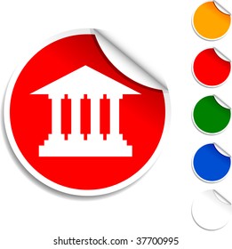  Exchange sheet icon. Vector illustration.