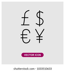 Exchange sign icon in trendy flat style isolated on grey background, modern symbol vector illustration for web