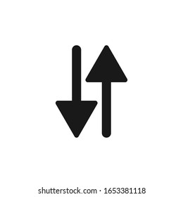 Exchange, sort alt arrows vector icon