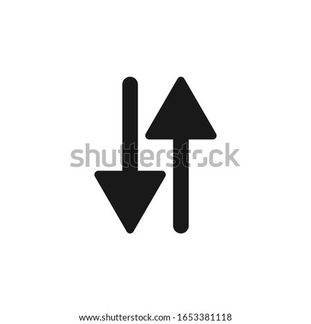 Exchange, sort alt arrows vector icon