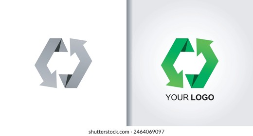 exchange swap logo vector set