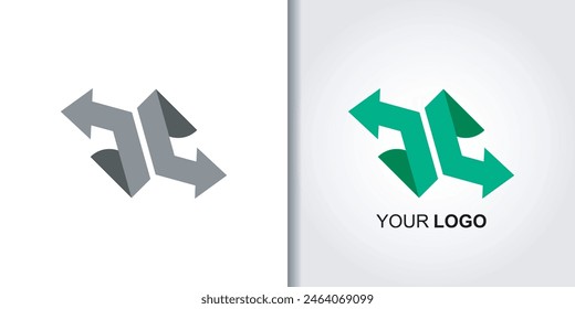 Exchange-Swap-Logo-Vektorgrafik