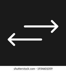 Exchange, swap, transfer icon vector image. Can also be used for arrows and signs. Suitable for use on web apps, mobile apps and print media.