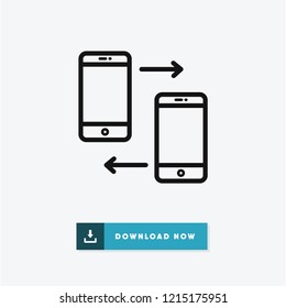 Exchange vector icon