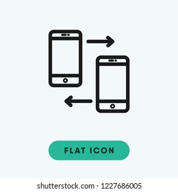 Exchange vector icon