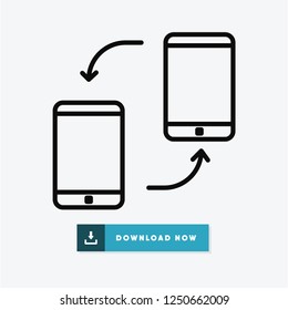 Exchange vector icon