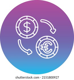 Exchange vector icon. Can be used for printing, mobile and web applications.